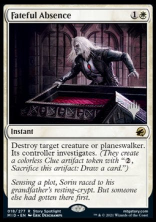 Fateful Absence (Promo Pack) [Innistrad: Midnight Hunt Promos] [Foil]