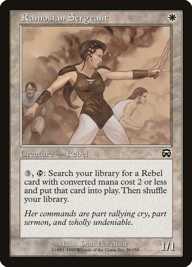 Ramosian Sergeant [Mercadian Masques] [Foil]
