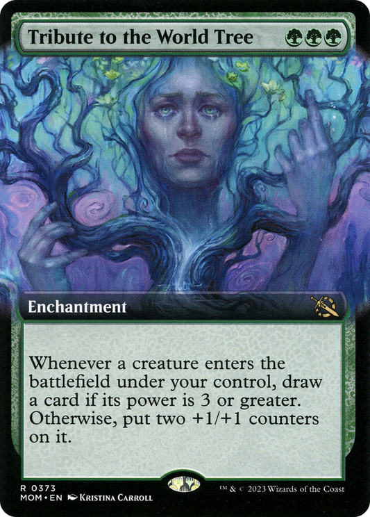 Tribute to the World Tree (Extended Art) [March of the Machine] [Foil]