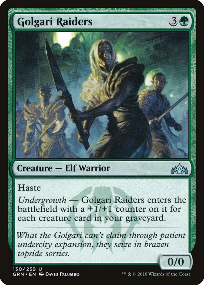 Golgari Raiders [Guilds of Ravnica] [Foil]