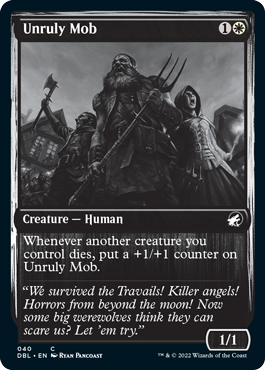 Unruly Mob [Innistrad: Double Feature] [Foil]