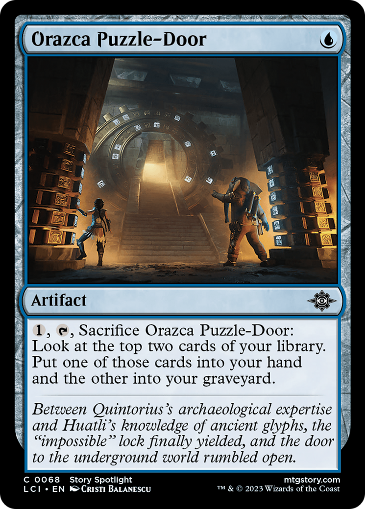 Orazca Puzzle-Door [The Lost Caverns of Ixalan] [Foil]