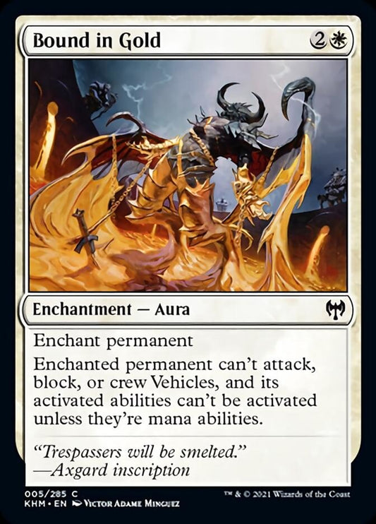 Bound in Gold [Kaldheim] [Foil]