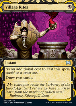 Village Rites [Strixhaven: School of Mages Mystical Archive] [Foil]