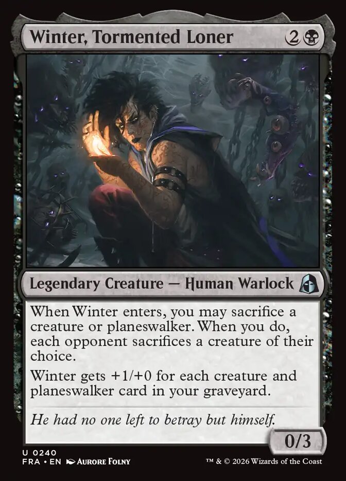 Winter, Tormented Loner [Reality Fracture]