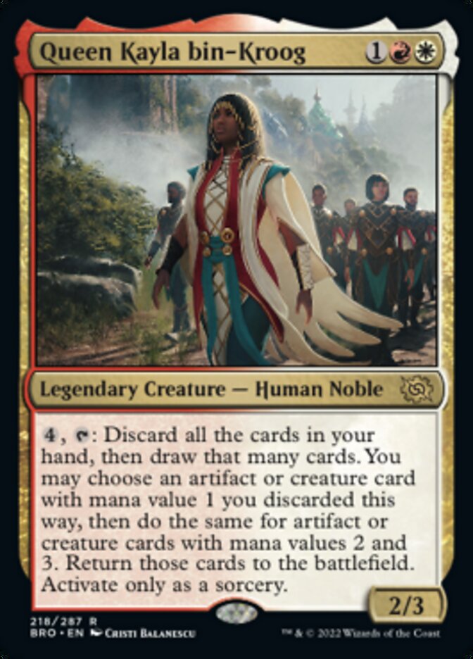 Queen Kayla bin-Kroog [The Brothers' War] [Foil]