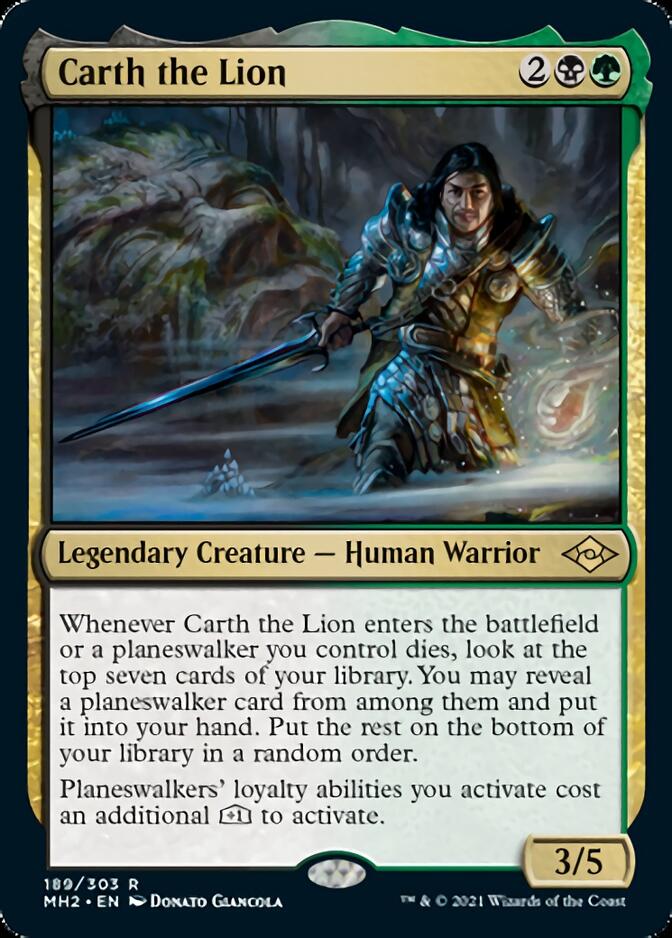 Carth the Lion [Modern Horizons 2] [Foil]