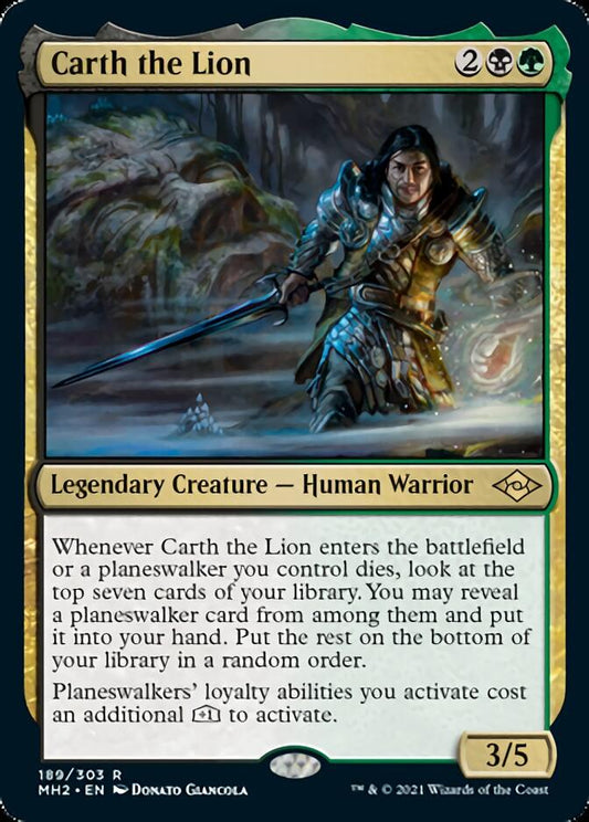 Carth the Lion [Modern Horizons 2] [Foil]