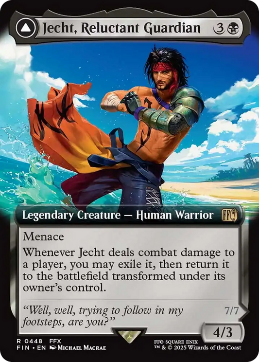 Jecht, Reluctant Guardian // Braska's Final Aeon (Extended Art) [FINAL FANTASY] [Foil]