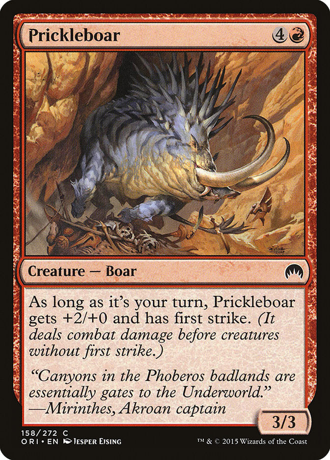 Prickleboar [Magic Origins] [Foil]