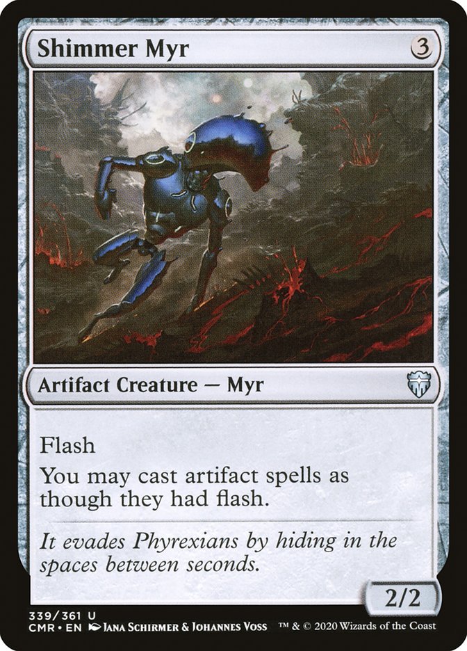 Shimmer Myr [Commander Legends] [Foil]