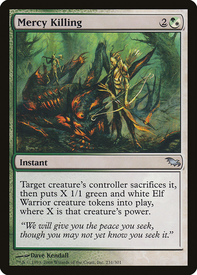 Mercy Killing [Shadowmoor] [Foil]