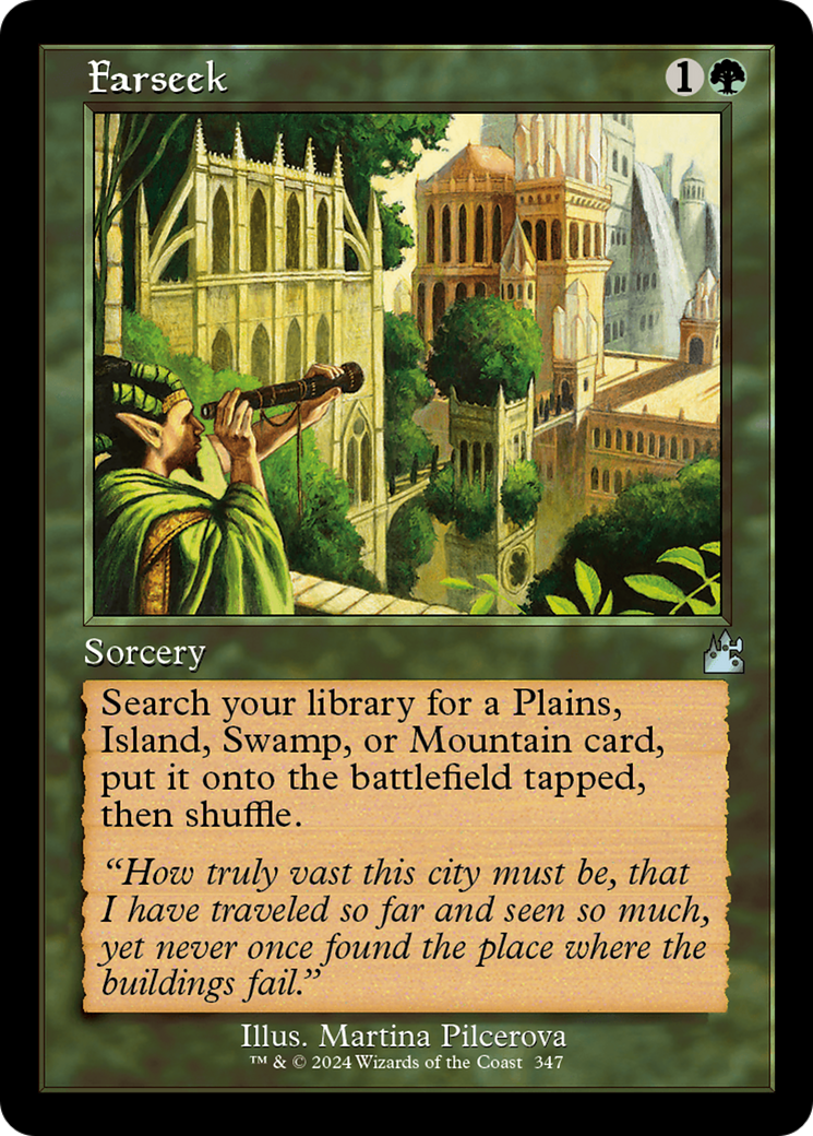 Farseek (Retro Frame) [Ravnica Remastered] [Foil]
