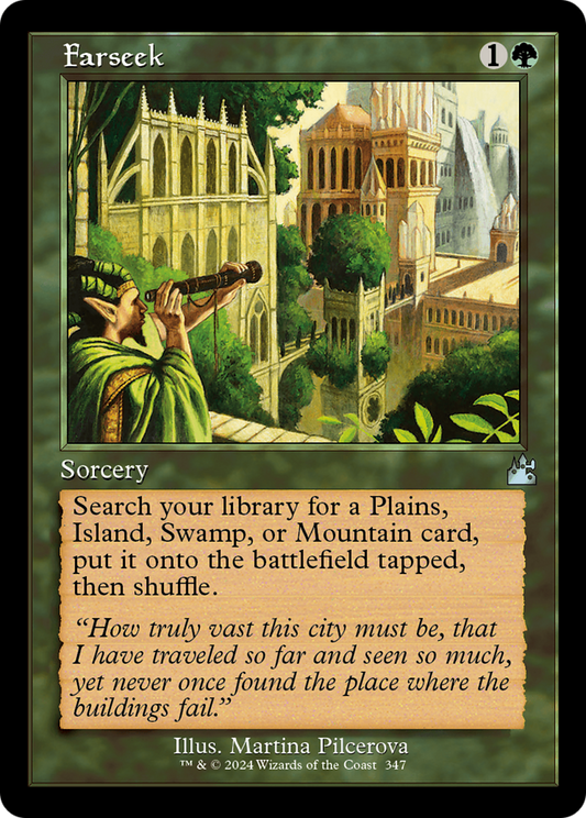 Farseek (Retro Frame) [Ravnica Remastered] [Foil]