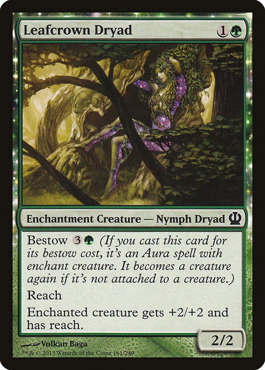 Leafcrown Dryad [Theros] [Foil]