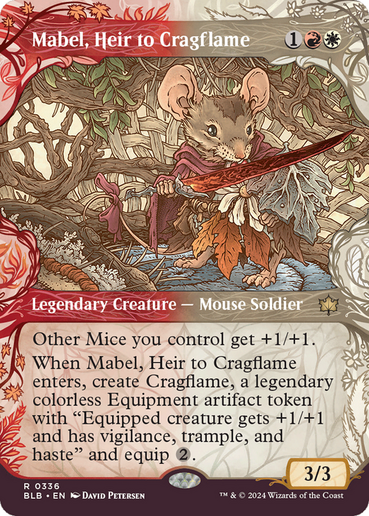 Mabel, Heir to Cragflame (Showcase) [Bloomburrow] [Foil]