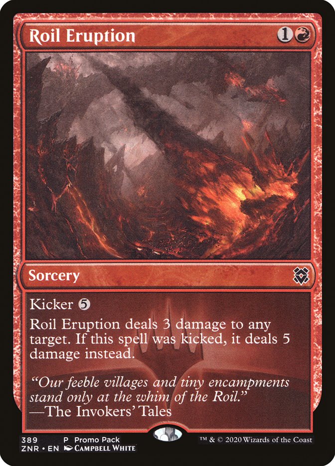 Roil Eruption (Promo Pack) [Zendikar Rising Promos] [Foil]