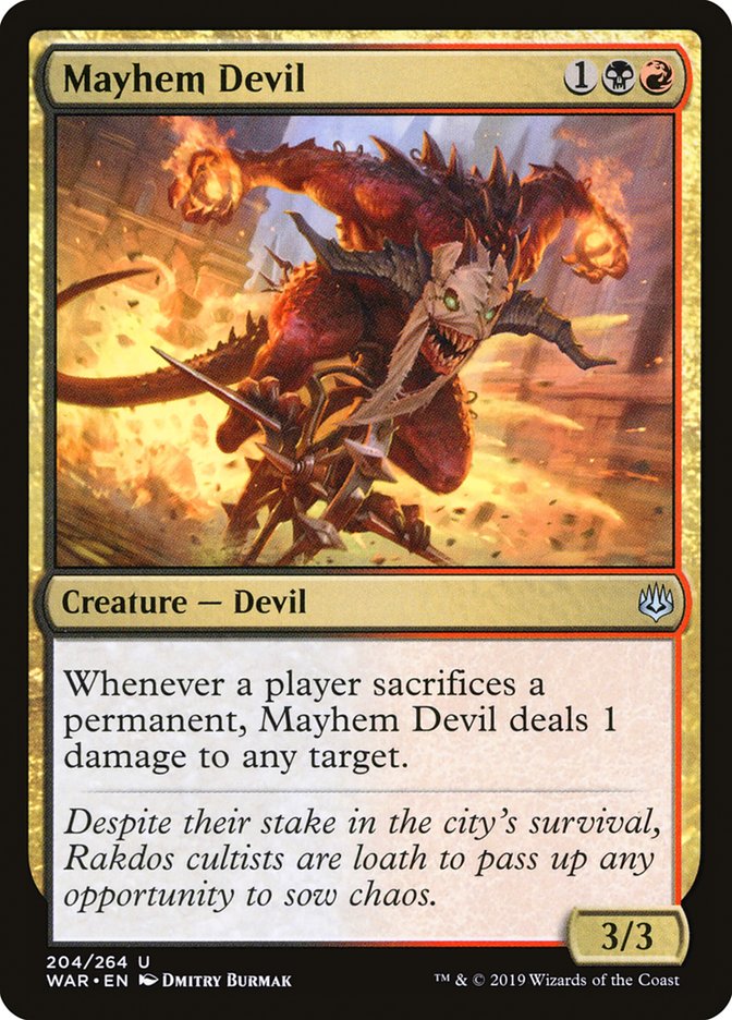 Mayhem Devil [War of the Spark] [Foil]