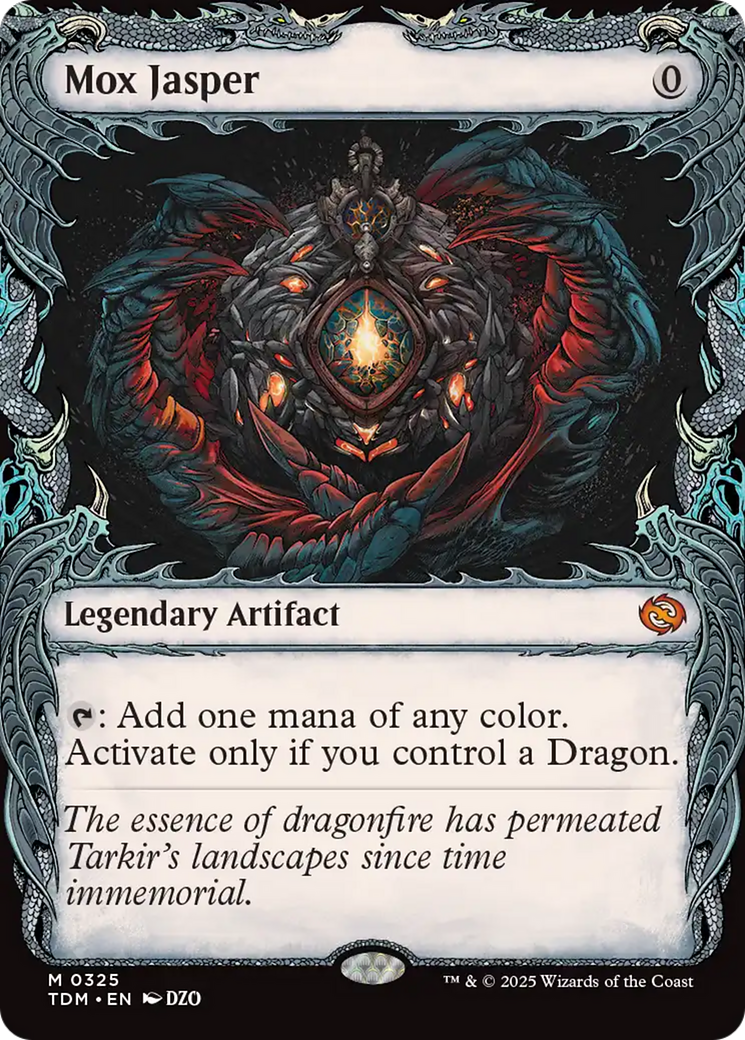 Mox Jasper (Showcase) [Tarkir: Dragonstorm] [Foil]