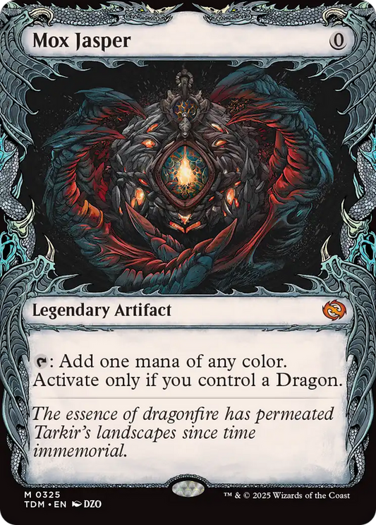 Mox Jasper (Showcase) [Tarkir: Dragonstorm] [Foil]