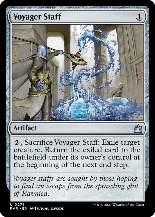 Voyager Staff [Ravnica Remastered] [Foil]