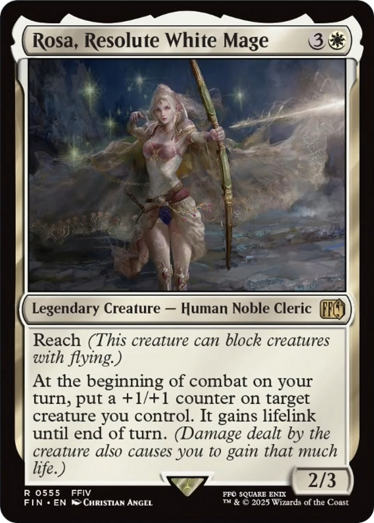 Rosa, Resolute White Mage [FINAL FANTASY] [Foil]