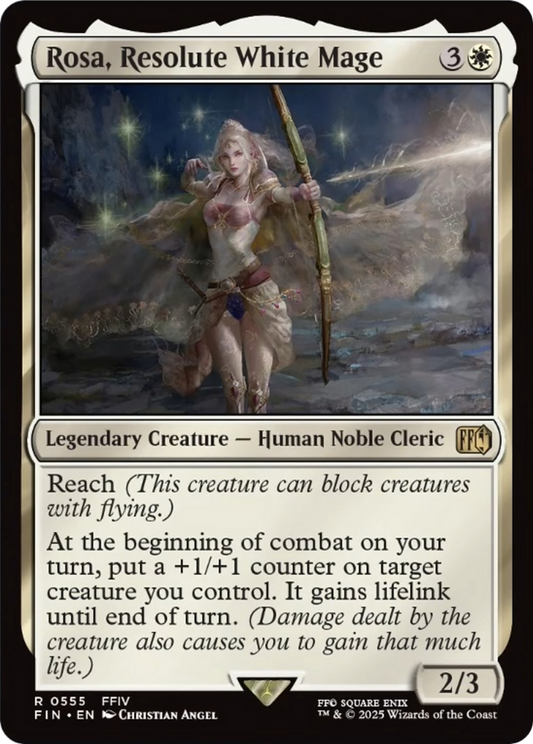 Rosa, Resolute White Mage [FINAL FANTASY] [Foil]