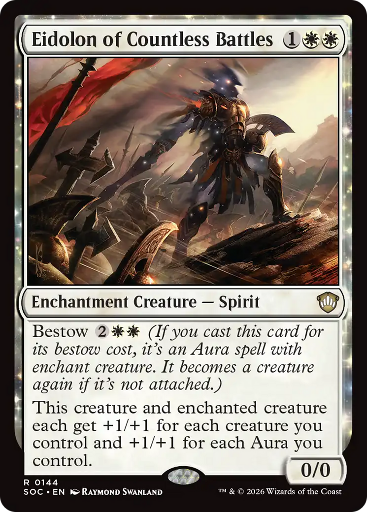 Eidolon of Countless Battles [Secrets of Strixhaven Commander] [Foil]