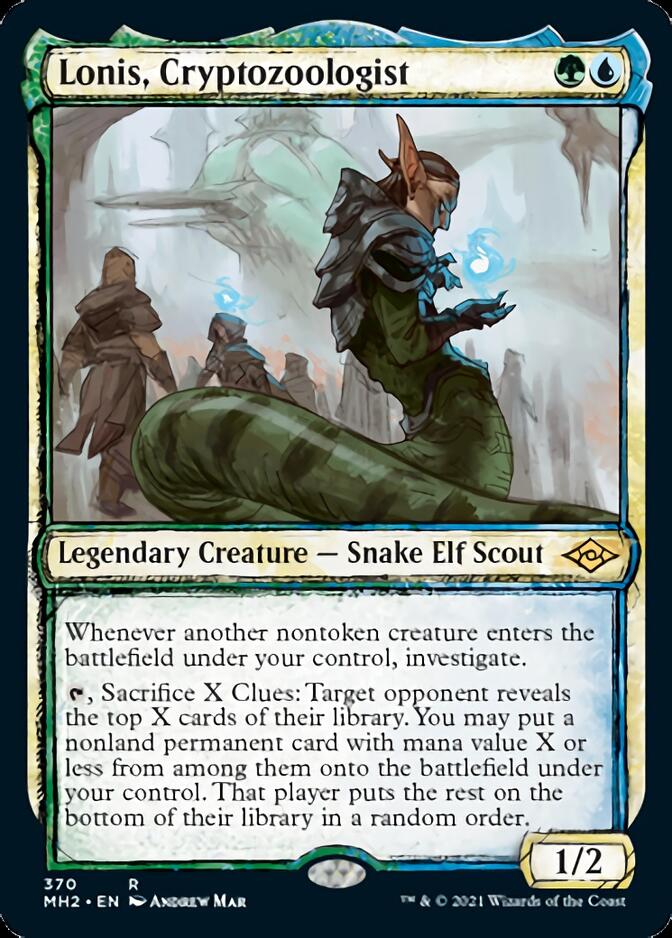 Lonis, Cryptozoologist (Sketch) [Modern Horizons 2] [Foil]