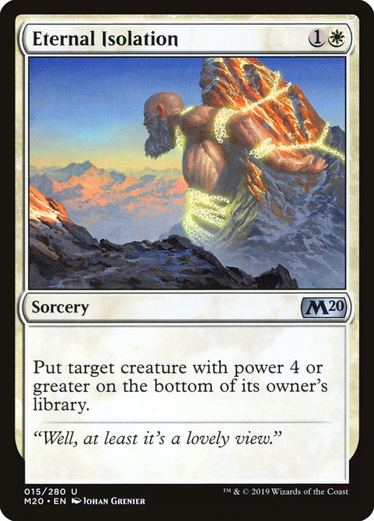 Eternal Isolation [Core Set 2020] [Foil]