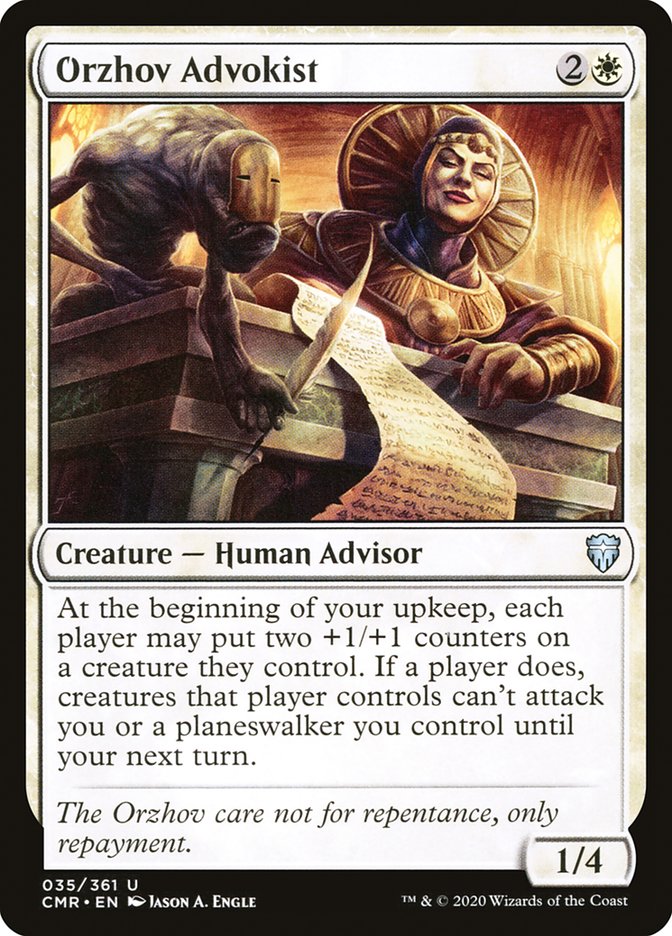 Orzhov Advokist [Commander Legends] [Foil]