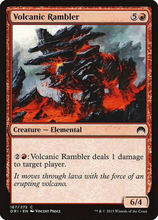 Volcanic Rambler [Magic Origins] [Foil]