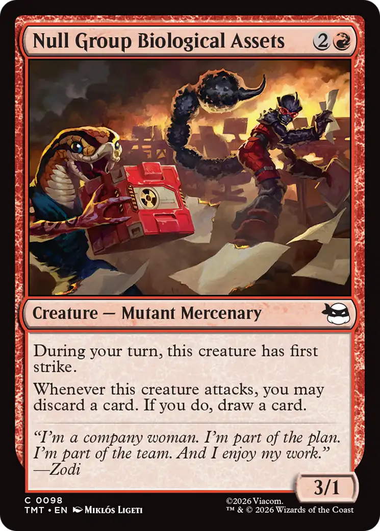 Null Group Biological Assets [Teenage Mutant Ninja Turtles] [Foil]
