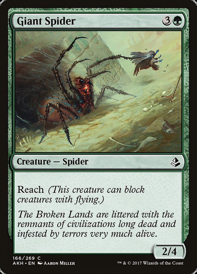 Giant Spider [Amonkhet] [Foil]
