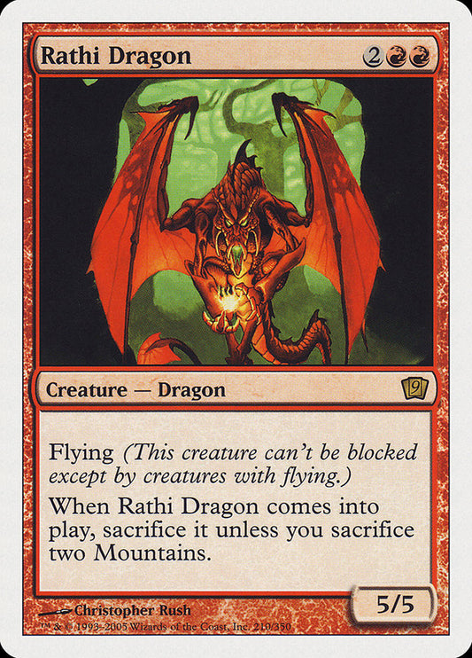Rathi Dragon [Ninth Edition] [Foil]