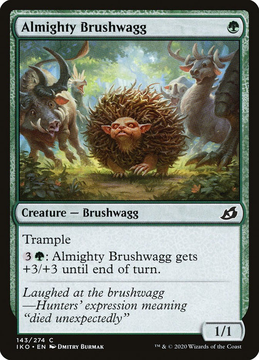 Almighty Brushwagg [Ikoria: Lair of Behemoths] [Foil]