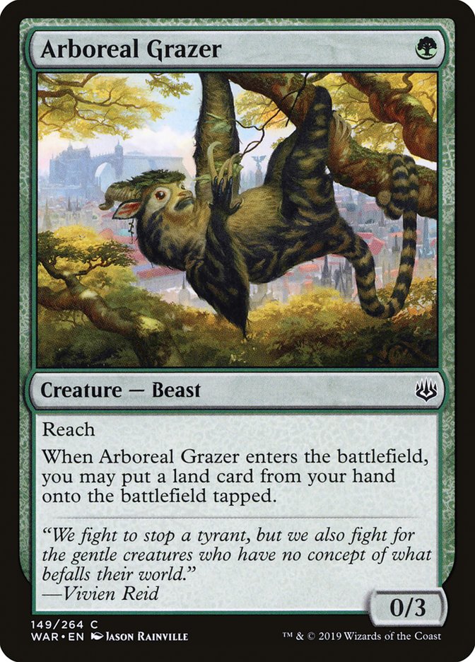 Arboreal Grazer [War of the Spark] [Foil]