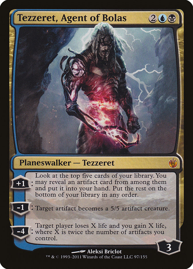 Tezzeret, Agent of Bolas [Mirrodin Besieged] [Foil]