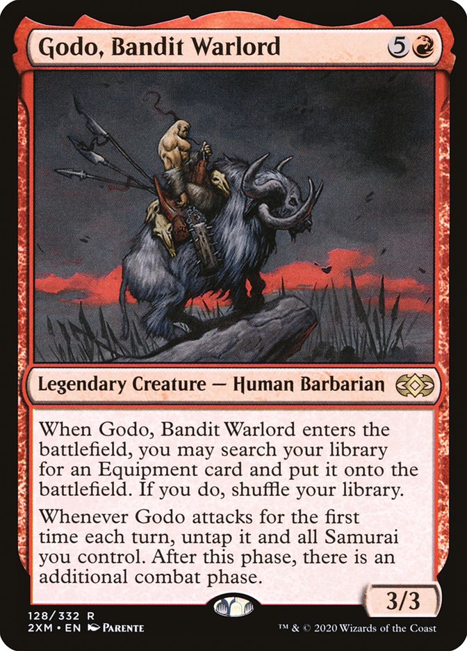 Godo, Bandit Warlord [Double Masters] [Foil]