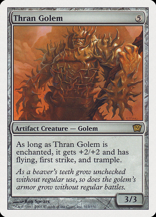 Thran Golem [Ninth Edition] [Foil]