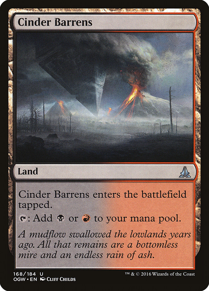 Cinder Barrens [Oath of the Gatewatch] [Foil]