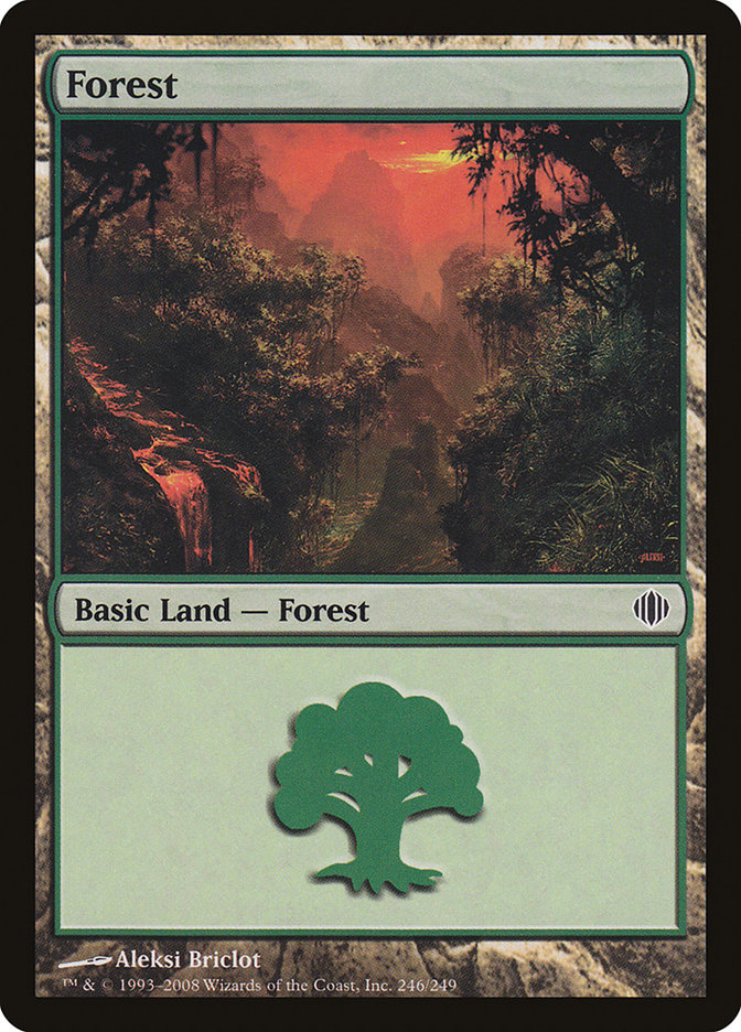 Forest (246) [Shards of Alara] [Foil]