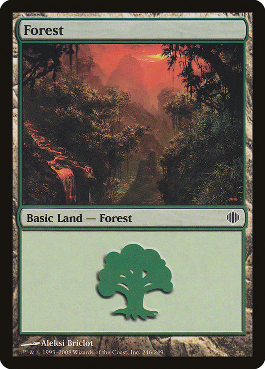 Forest (246) [Shards of Alara] [Foil]