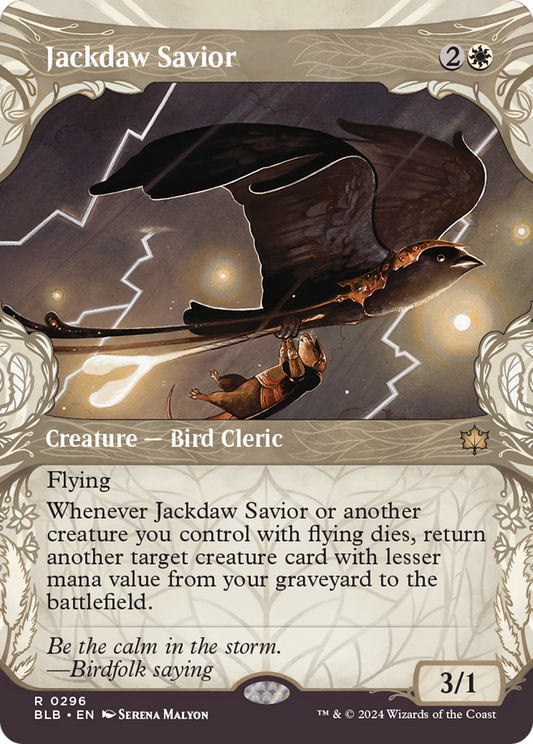 Jackdaw Savior (Showcase) [Bloomburrow] [Foil]