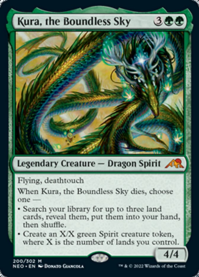 Kura, the Boundless Sky [Kamigawa: Neon Dynasty] [Foil]