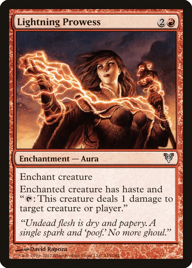 Lightning Prowess [Avacyn Restored] [Foil]