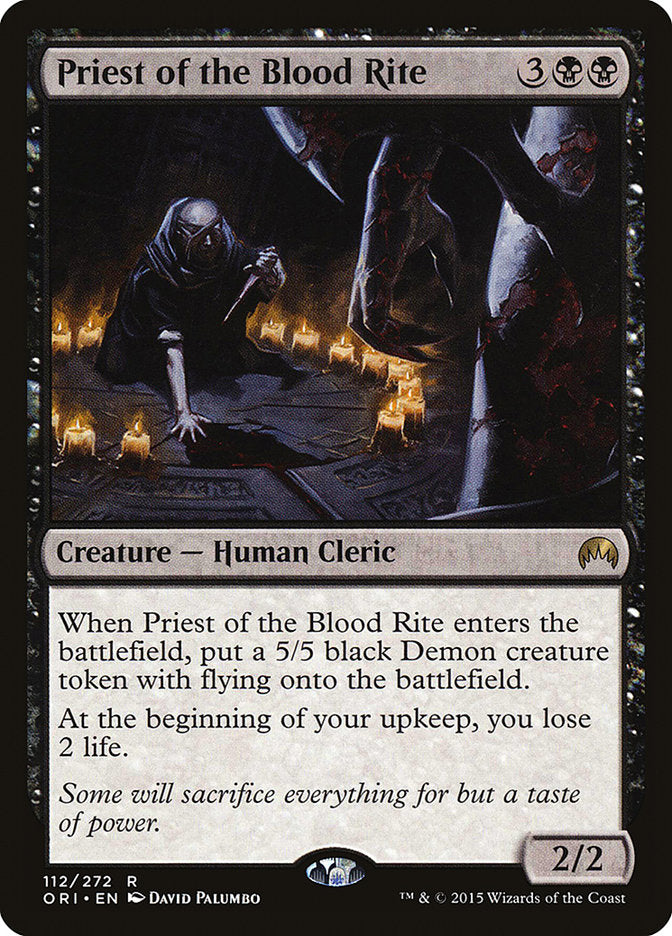 Priest of the Blood Rite [Magic Origins] [Foil]