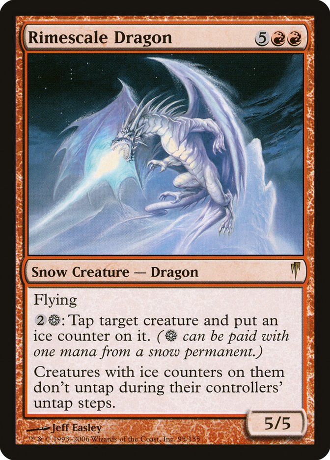 Rimescale Dragon [Coldsnap] [Foil]