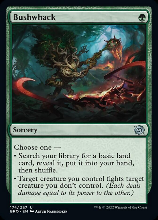 Bushwhack [The Brothers' War] [Foil]