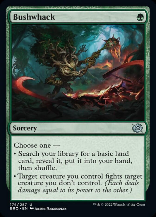 Bushwhack [The Brothers' War] [Foil]